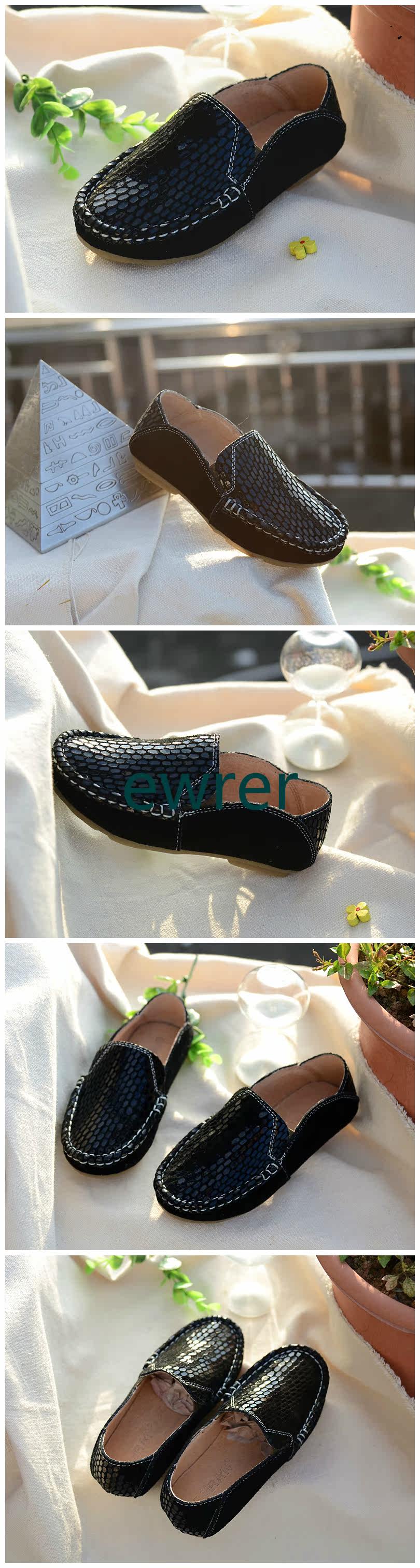 Chaussures enfants en autre ronde suture de voiture pour printemps - semelle tendon - Ref 1038692 Image 18