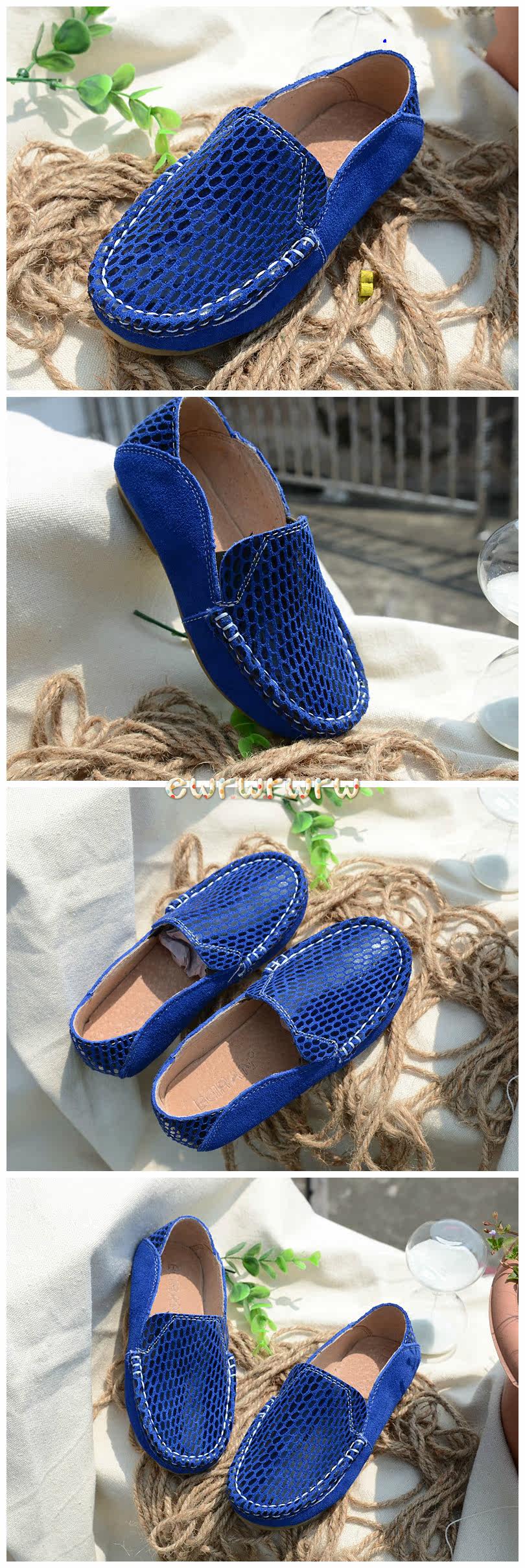 Chaussures enfants en autre ronde suture de voiture pour printemps - semelle tendon - Ref 1038692 Image 19