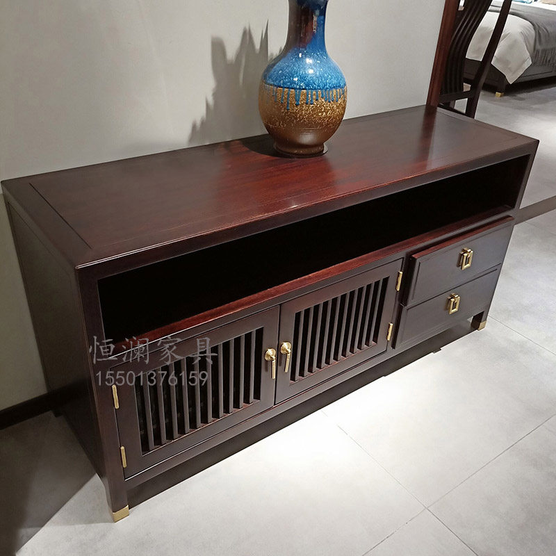 New Chinese dining side cabinet solid wood locker restaurant locker locker modern hotel wine cabinet decoration cabinet