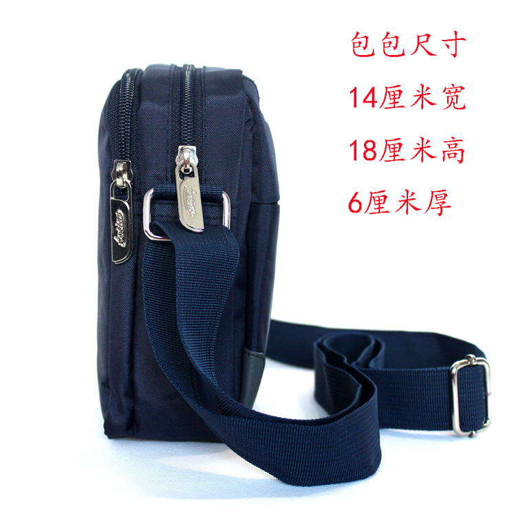 2018 người đàn ông mới của túi nhỏ vai ba lô chéo không thấm nước Oxford canvas giải trí du lịch túi xách