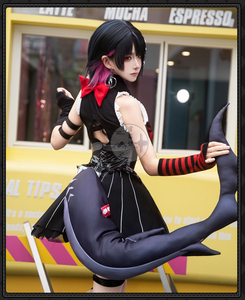 Zenless Zone Zero FES Ellen Joe Cosplay Costume, Anime Outfit Cute Set