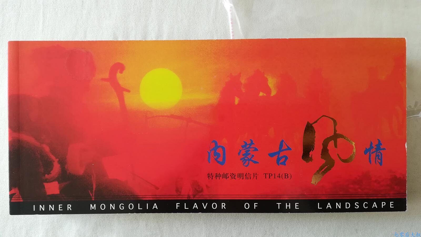 TP14 (B) Inner Mongolia Style Special Postage Postcard Small Book