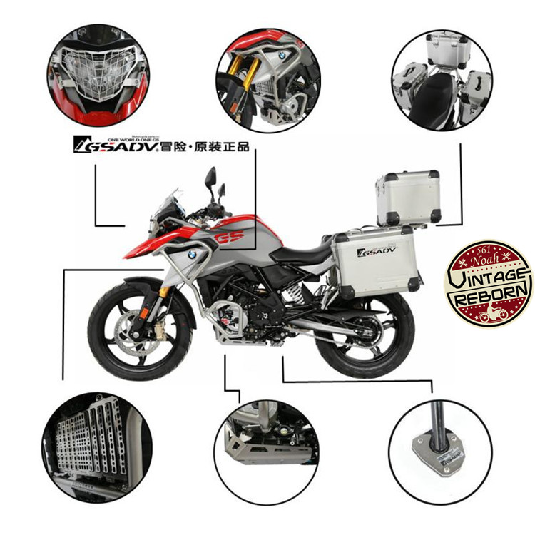 [0.00] BMW G310GS G310R Aluminum Alloy Side Case Tail Box Three Cases ...