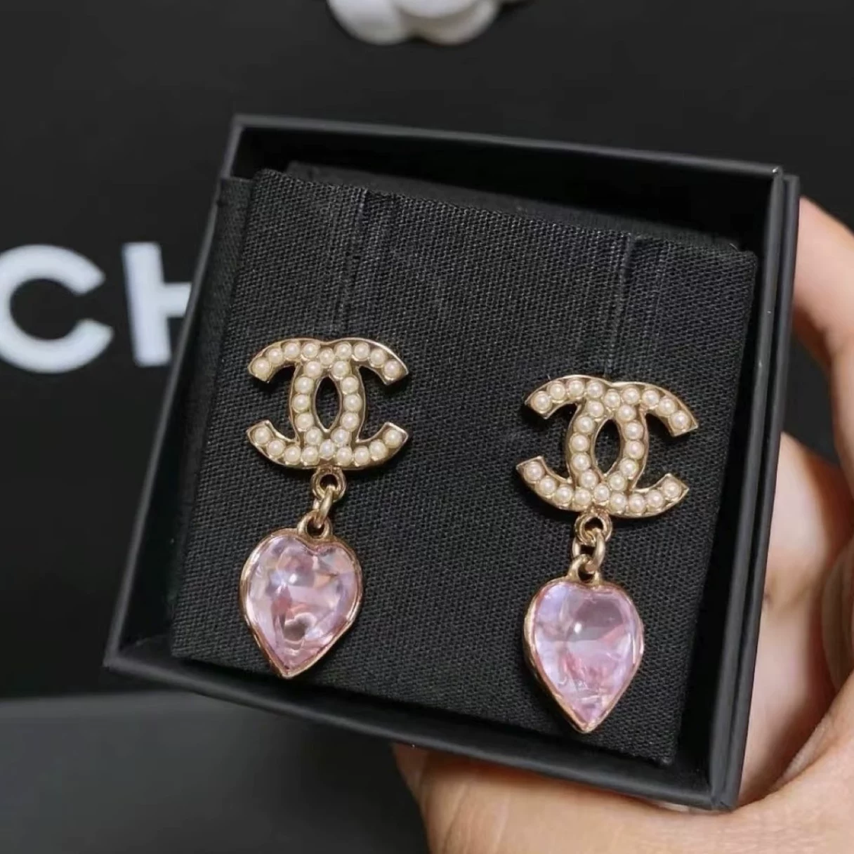 Классические серьги Chanel с буквами, подвесная жемчужина с кисточками