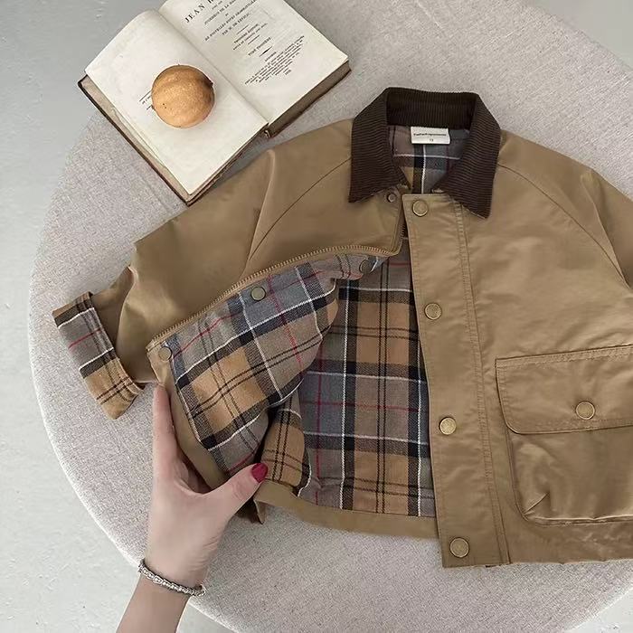 Children's Jacket 2025 Spring and Autumn New Casual Jacket Stylish Comfortable Kids Trendy Korean Fashion Jacket