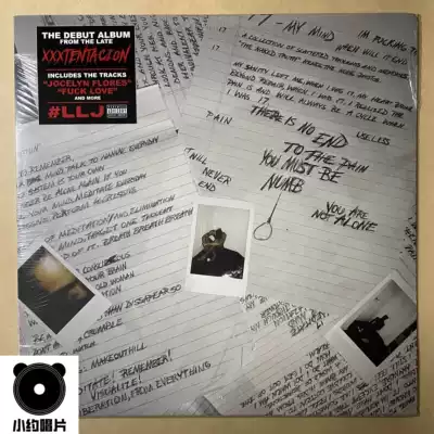 XXXtentacion 17 black and white glue LP color vinyl record brand new undismantled