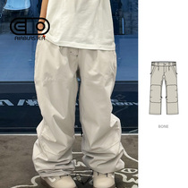 Dongba Extreme W25 new AIRBLASTER ski pants white gray loose straight windproof and waterproof pants