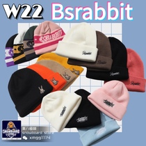 "East Eight Limits" W22 New BSRABBIT Korea Ski Wool Hat Tide Brand Warm Men and Women