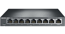 MERCURY Mercury S109PS plug and play 9-port fast 8-port PoE monitoring switch Output power 65W