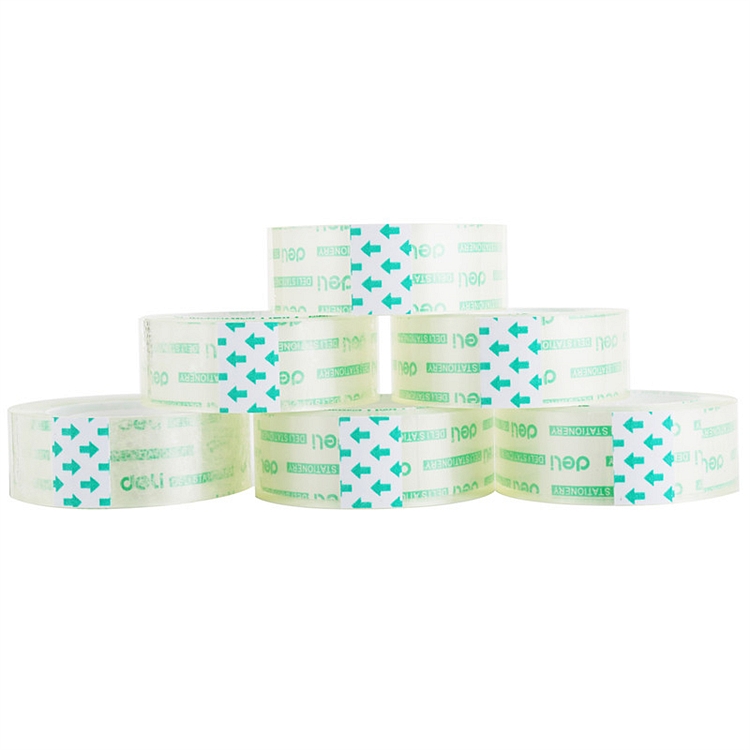 full 39 right-hand stationery 30064 tape transparent small tape 18mm student office supplies hand ripping tape