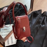 Красная портативная небольшая сумка, летняя сумка через плечо, премиум класс