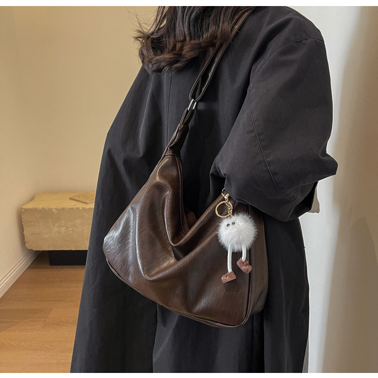 Women's Versatile Casual Shoulder Bucket Bag For Work And Travel_voghion.com