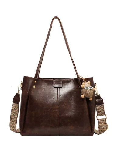 Вместительная и большая модная льняная сумка, сумка на одно плечо, ремешок для сумки, подходит для студента