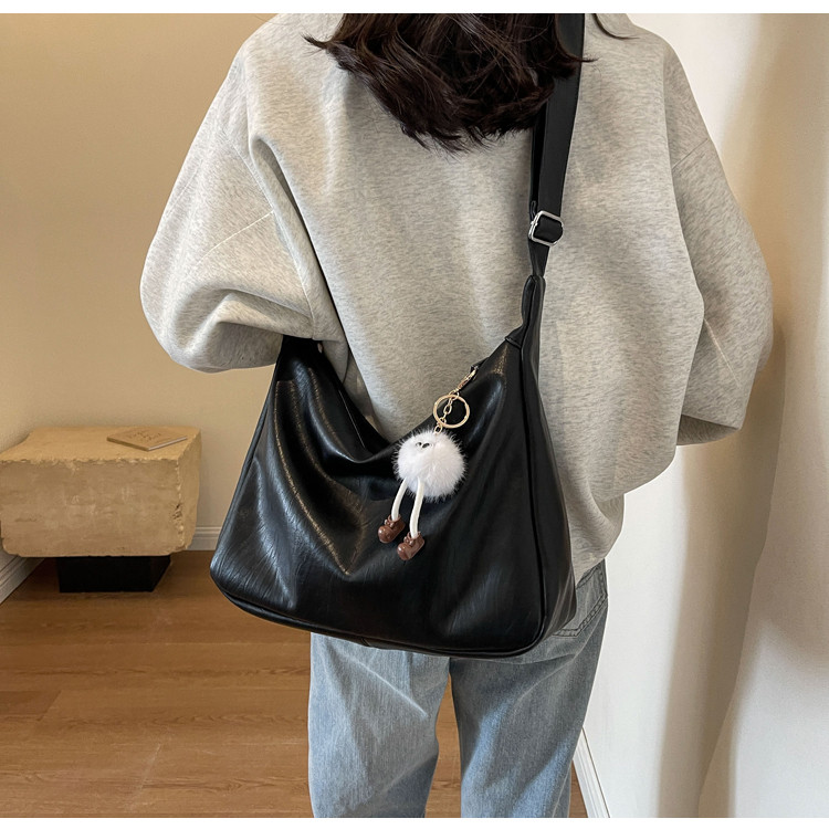 Women's Versatile Casual Shoulder Bucket Bag For Work And Travel_voghion.com