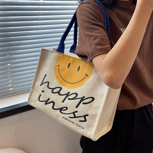 Вместительная и большая сумка, мультяшный портативный шоппер, популярно в интернете