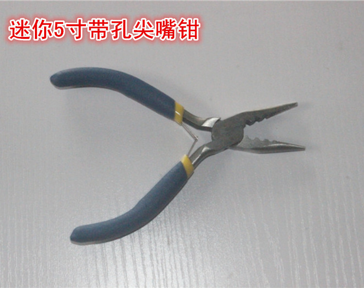 Pliers A8 number one generation Wang Haobo tool with eye mini sharp mouth pliers 5 inch pointed pliers