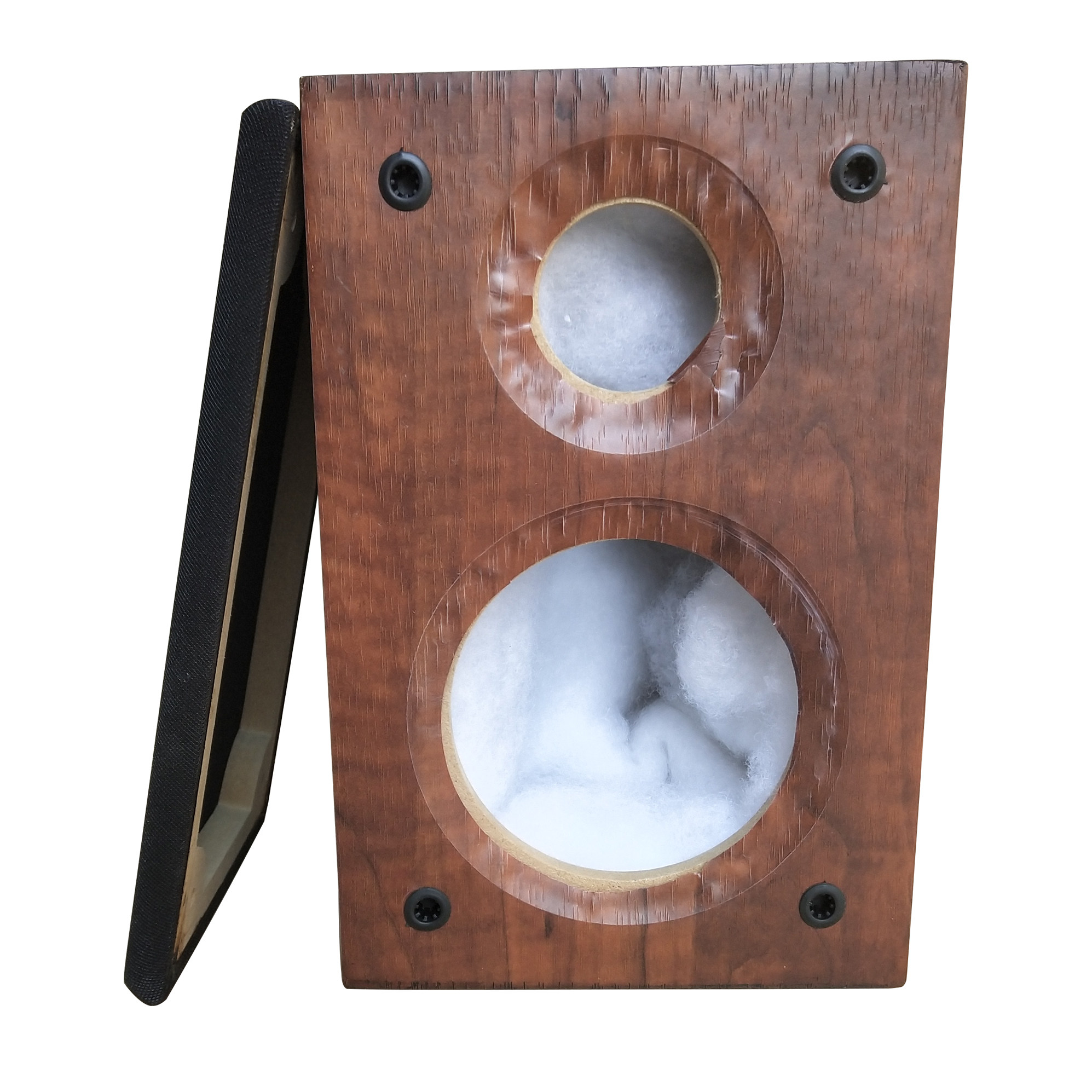 4 5 6 5 8 inch sound box empty case wood housing DIY full frequency dual-frequency patch leather sound support to be changed to be made