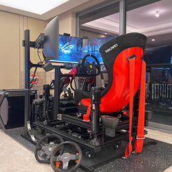Internet-Famous Conspit Gt Lite F1 Racing Game Modified Recaro Bucket Seat Simulator Gt Seat