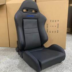 Recaro Sr4 Car Modified Seat Racing Seat Black Leather Brand New Kart Seat Simulator Seat