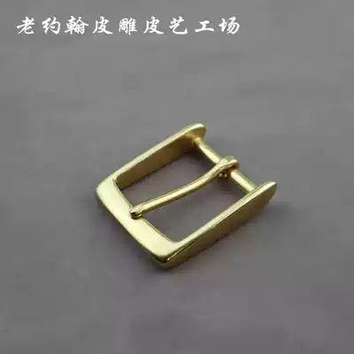 Men's pure copper belt buckle waist buckle pin buckle environmental protection solid brass 35mm dress gentleman belt pin buckle