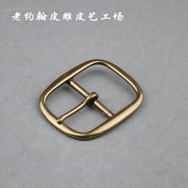 Old John belt buckle male pin buckle 45mm American classic retro brass Japanese word belt buckle