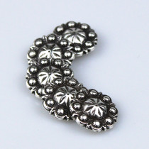 The skin sculpture art hardware and silver fabric fabric decorated the button 20mm accessory to Texas Ancient Silver small berry button