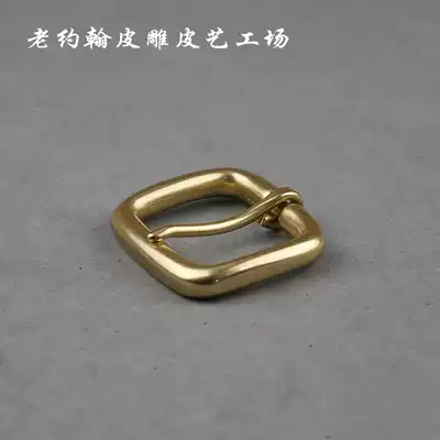 Belt buckle Male needle buckle Pure copper belt buckle Environmental protection brass 37mm Old John needle belt buckle