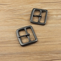 Handmade leather goods American belt buckle belt buckle environmentally friendly brass retro black bronze Japanese word buckle 38mm