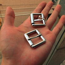 Belt Buckle Head Italian order 25mm bright nickel wheel belt buckle roller belt buckle needle buckle