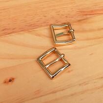 Womens belt buckle pin pin buckle shoe buckle handmade leather leather hardware 20mm alloy gold plated belt buckle bag buckle