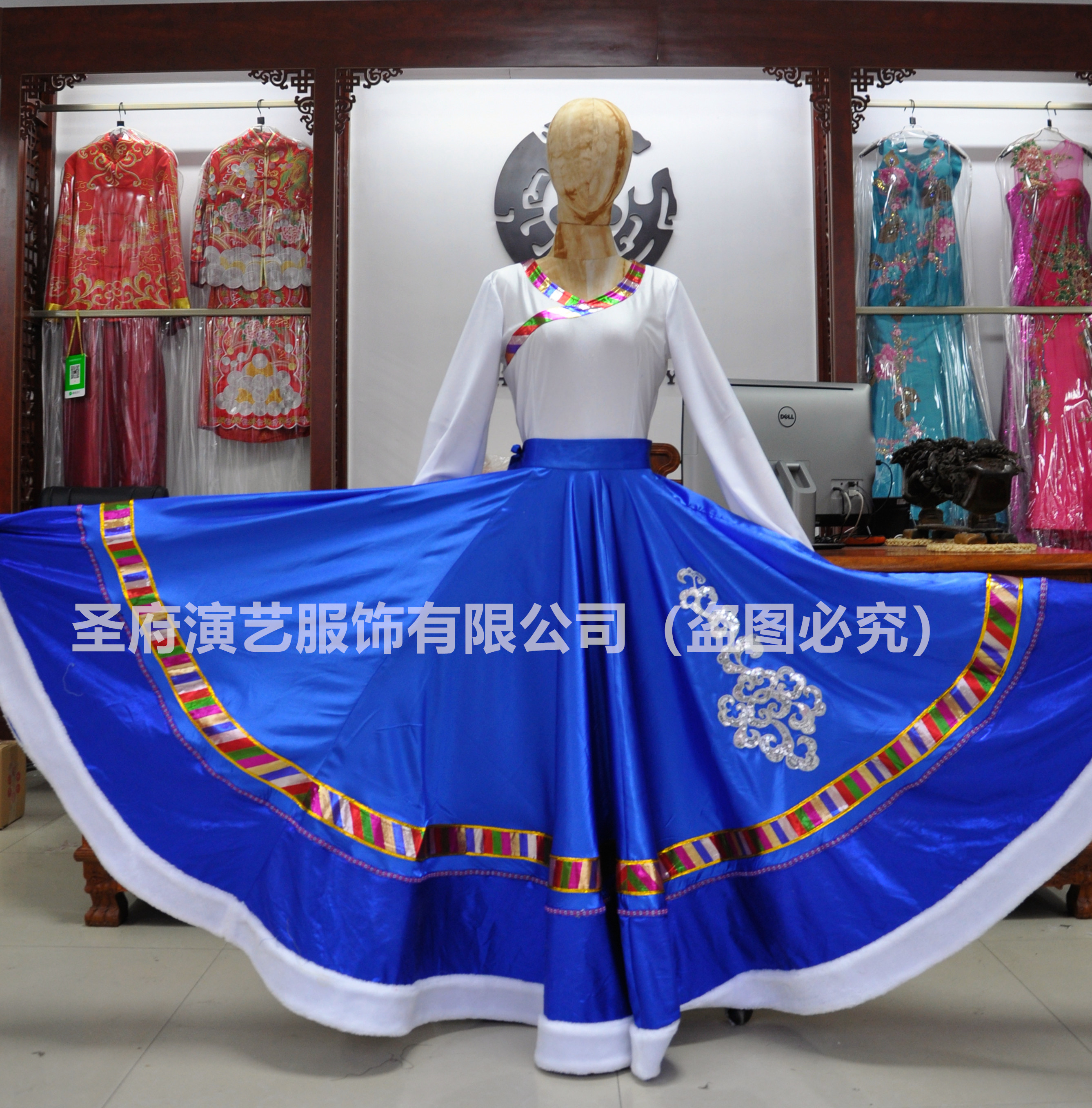 Order Zuma Dance Clothing Tibetan Combination Solo Li Zixi Zhuma Dance Show Costume