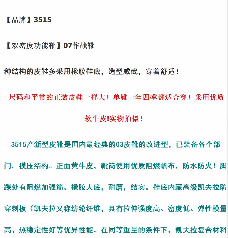 Boots militaires en cuir - Ref 1397653 Image 9