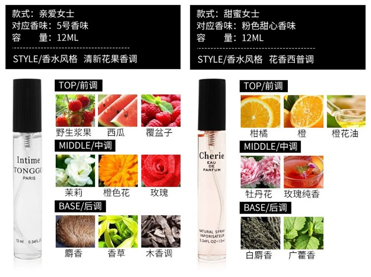 4 gói ca cao đen kiểu Pháp tonggo 邂逅 đàn ông và phụ nữ lâu dài tự nhiên mẫu eau de toilette mẫu