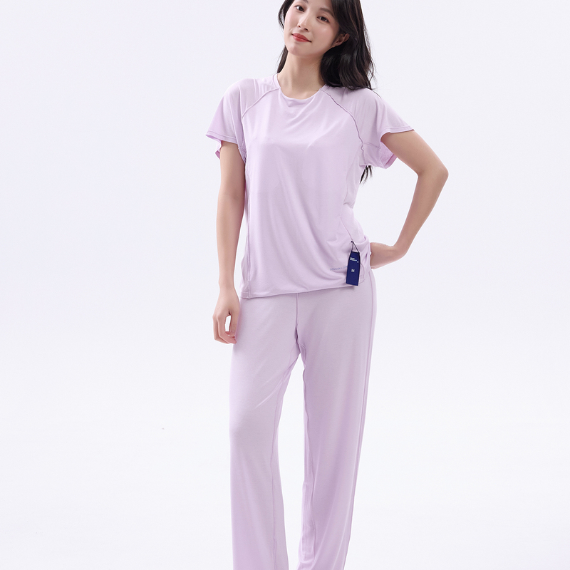 Deep Sleep Nousaku (with Thin Chest Pads) Ultra-Soft, Non-Restrictive, Non-Feeling Sleepwear Set, Short-Sleeved and Long Pants Version Deep Sleep Nousaku (with Thin Chest Pads) Ultra-Soft, Non-Restrictive, Non-Feeling Sleepwear Set, Short-Sleeved and Long Pants Version