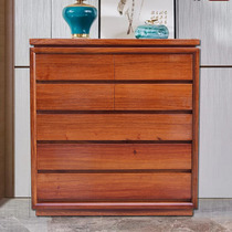 Fighting Cabinet Hot Pin Chart Red Wood Original Wood Color Multifunction Five Bucket Closet Lockers Dining Side Cabinet Full Solid Wood Seven Bucket Cabinet Furniture