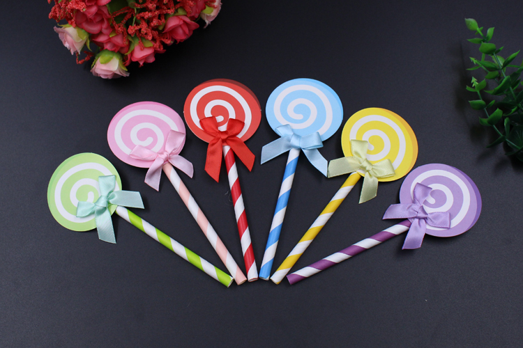 Bối rối búp bê bánh sinh nhật con búp bê trang trí bánh naked bé phụ kiện lollipop thẻ chèn thẻ cờ 1 gói 6 búp bê 60cm