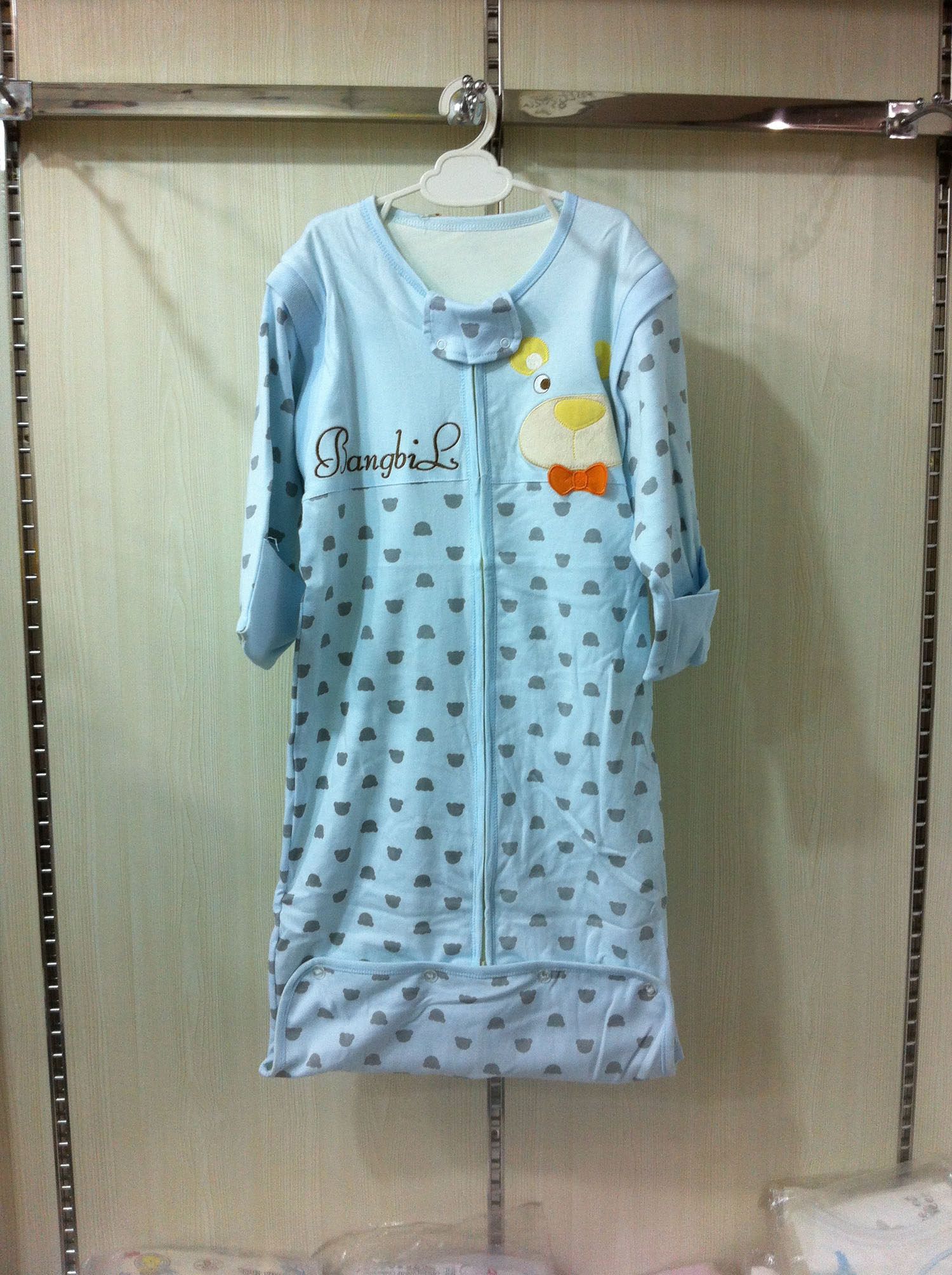 Bunpa Biole Baby Summer Air Conditioning Sleeping Bag Double Sided Pure Cotton Double Deckable Sleeveless Sleeping Bag Spring Autumn Summer Adaptation