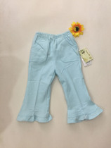 Bang Le Er girls spring and autumn double-sided Cotton Fashion Bell pants special clearance