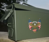 American iron box metal box M2 equipment box material box DIY outdoor camping box shape internet celebrity prop box
