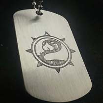 Identity tag engraved with name non-US military Russian soldier identification tag dog tag DOGTAG Escape from Tarkov surroundings