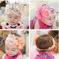 Korean childrens hair band headwear baby hair accessories headband hair hoop accessories headband baby girl floral headdress hairpin cute princess headband