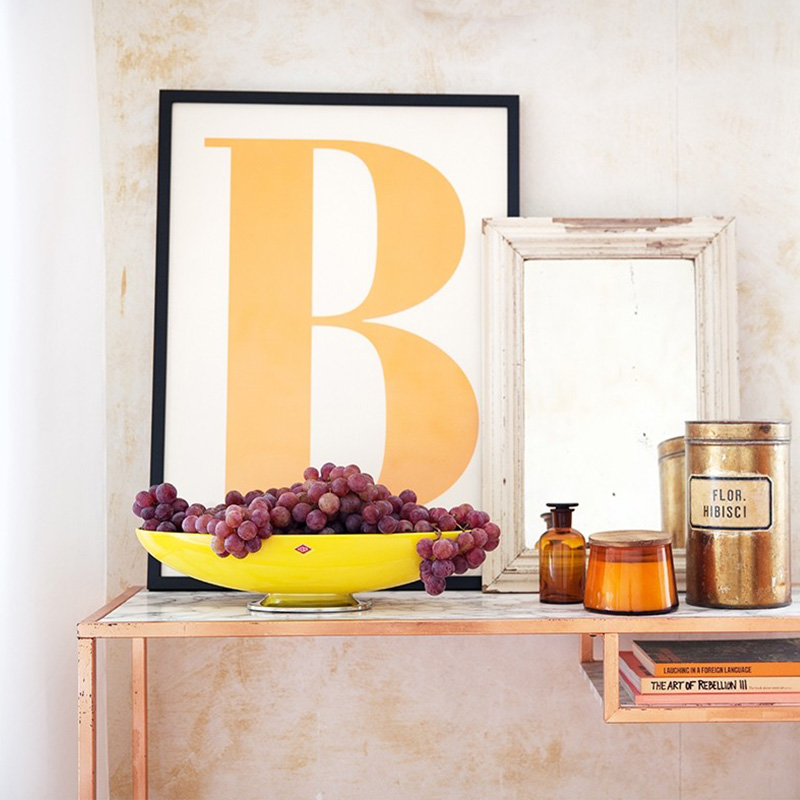 Spacy Elly semi-elliptical fruit plate European fruit basket food storage tray German WESCO counter spot