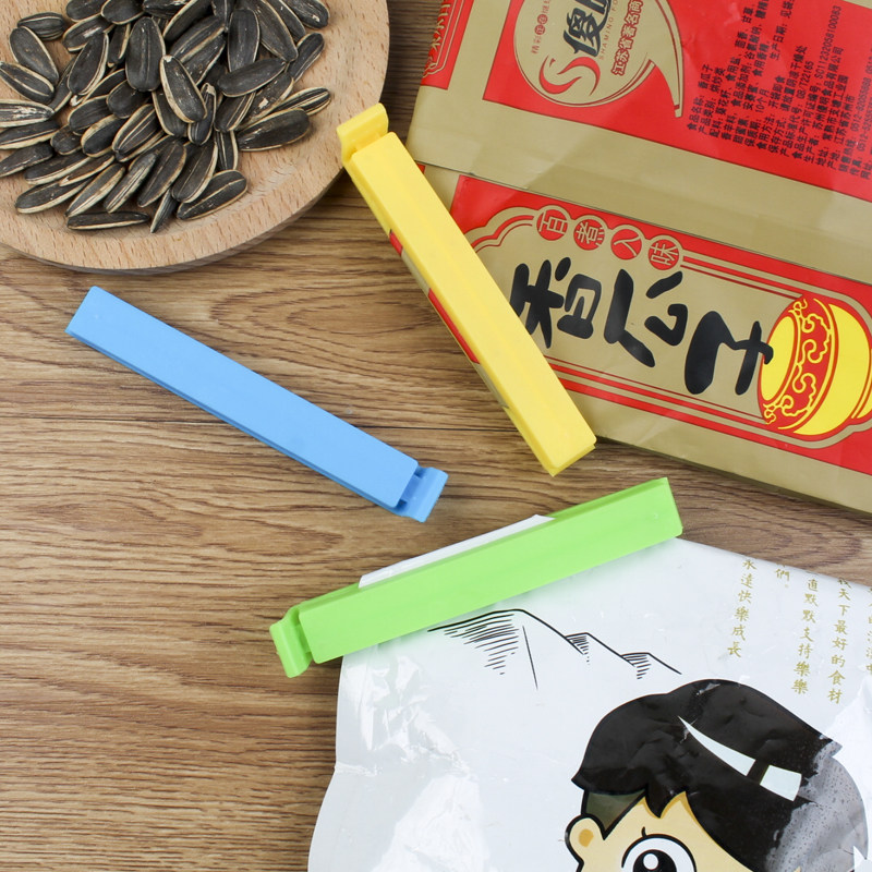 Thick sealed clamps Food Preservation sealing and plastic bags Food clip household snack bag sealing long strip