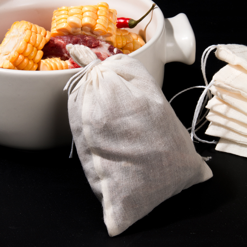 Food Grade Thickened Gauze Bag 3 20 * 25cm Bilateral decoctions Bag Blister Foot Septa Bag Autumn Pear Paste Squeeze Bag