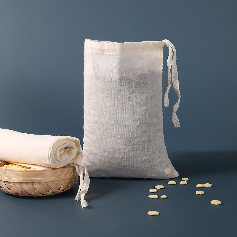 Large wine squeeze bag 5 60*70cm thicker pure cotton paste filter bag bean flower filter cloth