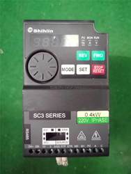 SC3-021-0.4K Shihlin inverter 0.4KW ໄລຍະດຽວ 220V ການຫຸ້ມຫໍ່ຮູບພາບທາງດ້ານຮ່າງກາຍຕົ້ນສະບັບ disassembly