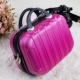 Logo in túi thời trang 14 inch nữ lưu trữ xách tay túi hoạt hình mỹ phẩm trường hợp du lịch nhỏ hộp nhỏ