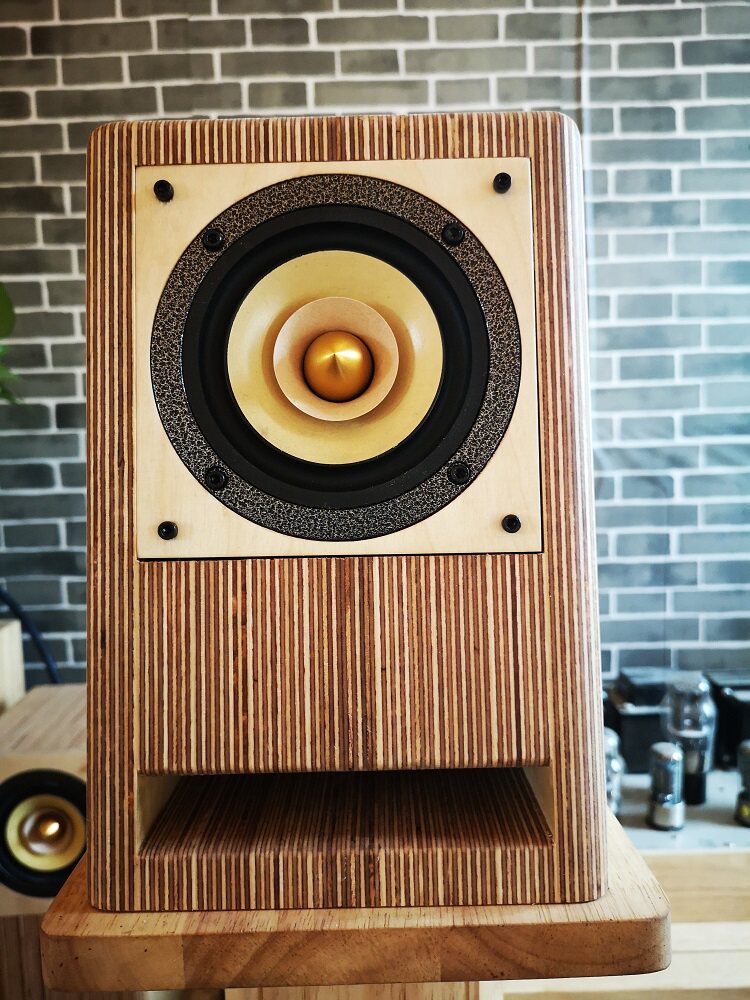 3 inch 4 inch full range speaker maze Birch multi-layer board speaker empty box bookshelf hifi bile machine a pair of DIY custom