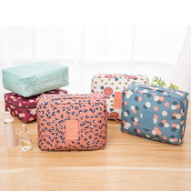 South Korea Womens Cosmetic Bag large capacity storage bag hand bag cosmetic bag small portable waterproof travel wash bag