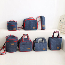 With rice bag Oxford cloth heat preservation cold box bag lunch bag lunch bag lunch bag portable mommy bucket bag Japanese